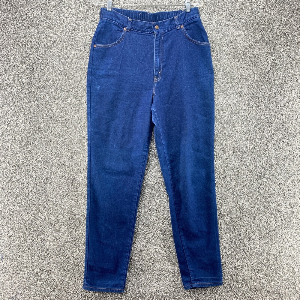 VTG Levis Jeans Womens 14 Dark Blue Denim Pants High Rise Stretch 80s 90s USA